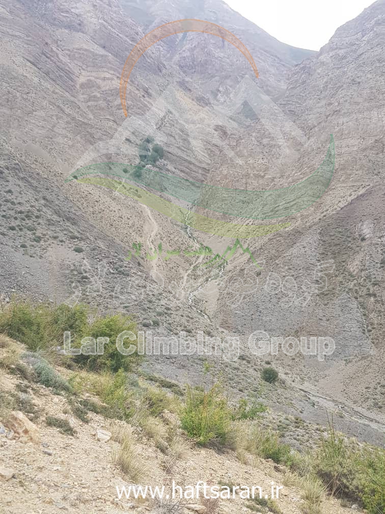 مسیر صعود به قله شاهوار