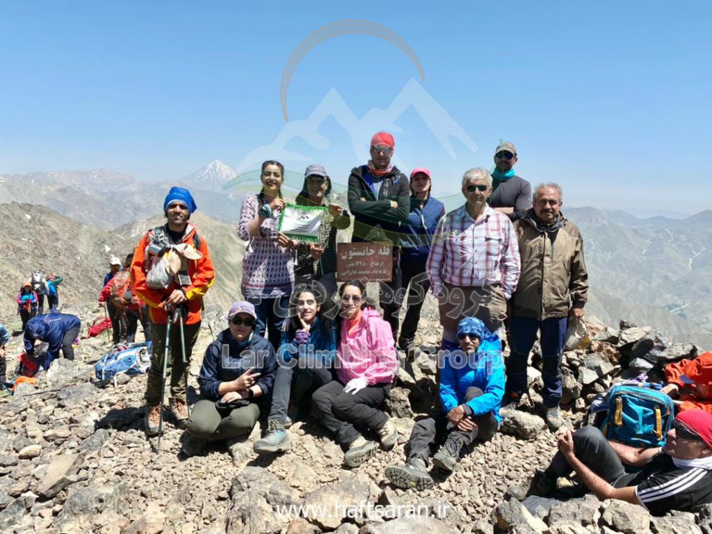 گزارش برنامه صعود به قله جانستون به ارتفاع 3950 متر از روستای آبنیک
